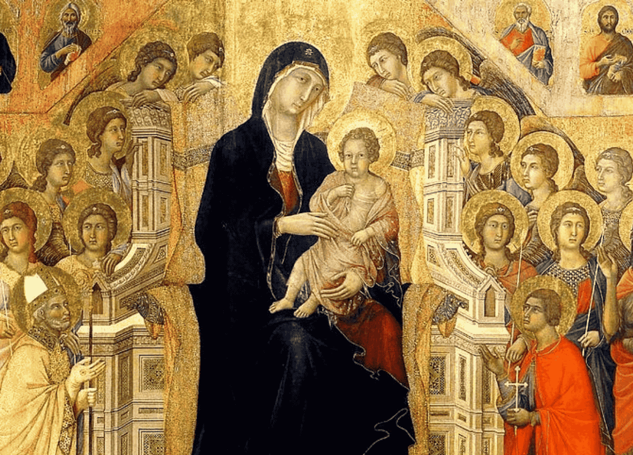 Image of Maestà altarpiece by Duccio