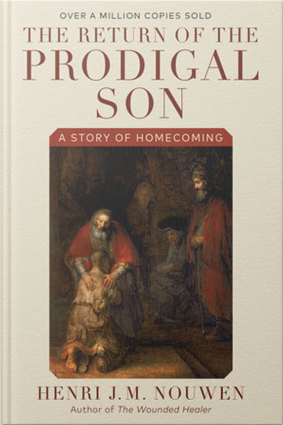 The Return of the Prodigal Son: A Story of Homecoming book by Henri J. M. Nouwen. Linked to Henry Nouwen Society